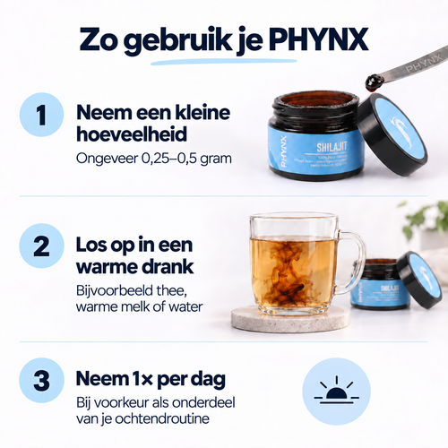 PHYNX Shilajit voor Vrouwen